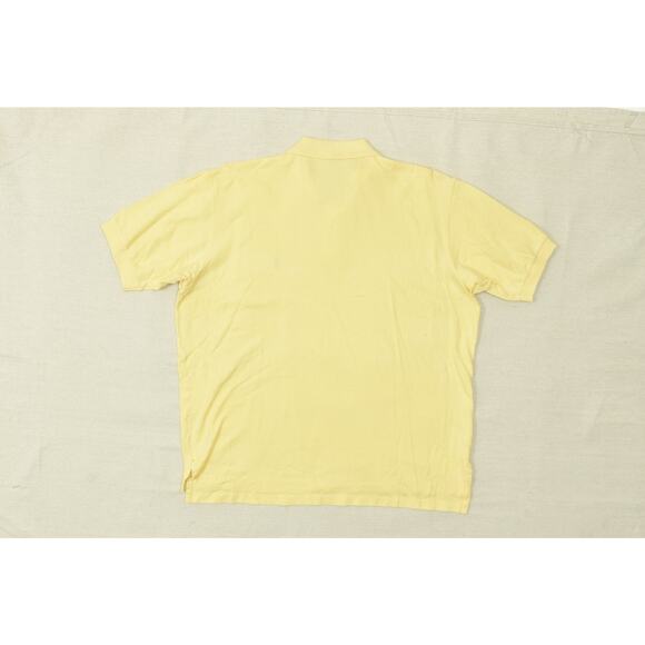 Polo by Ralph Lauren Yellow Polo Shirt Short Sleeve Men's Regular Size XL Pony - Picture 2 of 8
